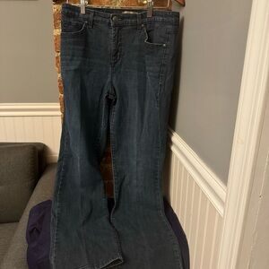 Nine West Boho Bootcut Denim Blue Jeans Size 10s/30